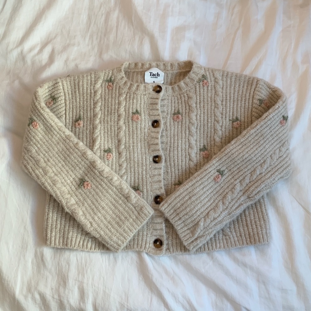 Tach Flower Cardigan
